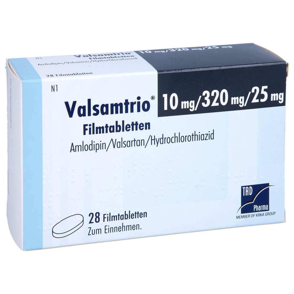 Valsamtrio 10 mg/320 mg/25 mg