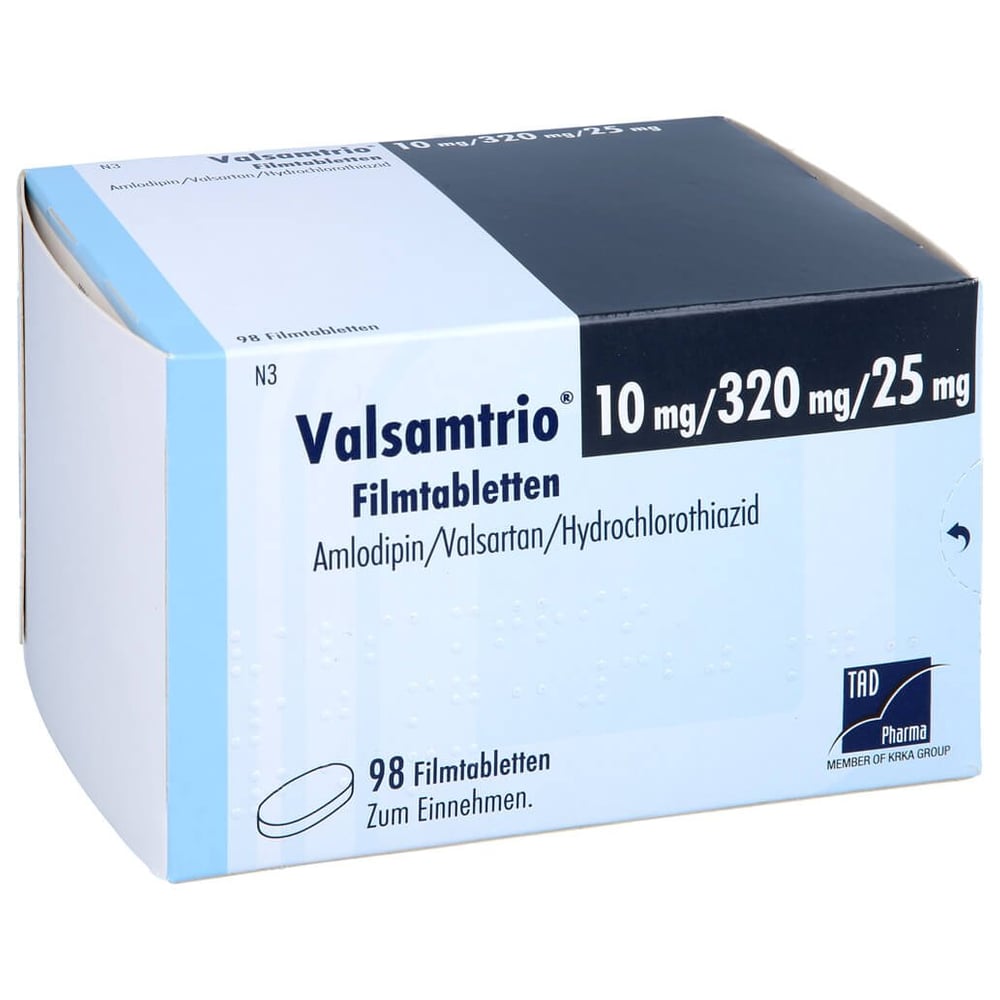Valsamtrio 10 mg/320 mg/25 mg