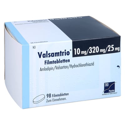 Valsamtrio 10 mg/320 mg/25 mg