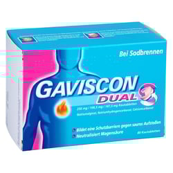 Gaviscon Dual 250 mg/106,5 mg/187,5 mg