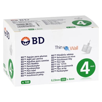 BD Thin Wall 0,23 32gx4 mm Produktbild 1