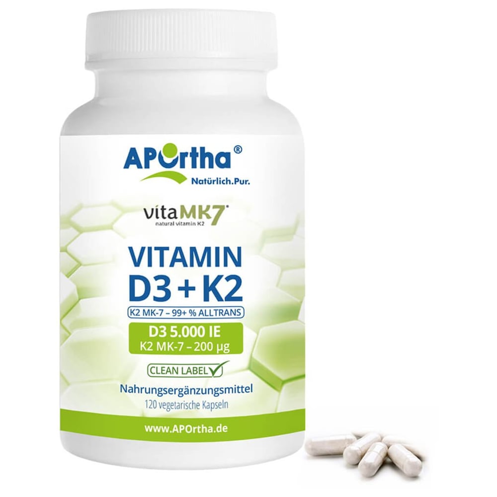 Vitamin D3 5.000 Ie+k2 Mk7