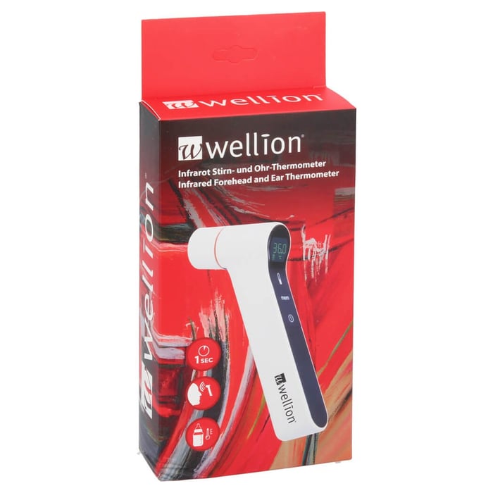 Wellion Infrarot Stirn- und Ohr-Thermometer