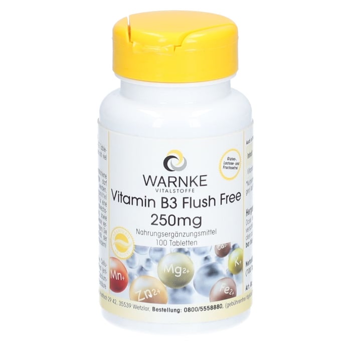 Vitamin B3 Flush Free250mg