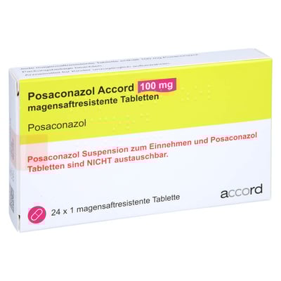 Posaconazol Accord 100 mg magensaftr. Tabletten