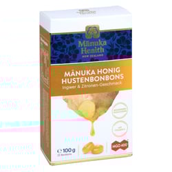 Manuka Health MGO 400+ Ingwer-Zitrone Lutschbonb.