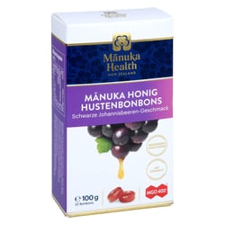 Manuka Health MGO 400+ schw. Johannisb. Bonb.