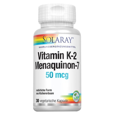 Vitamin K2 Menaquinon-7 50 mcg Solaray