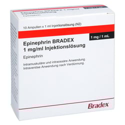 Epinephrin BRADEX 1mg/ml Injektionslösung