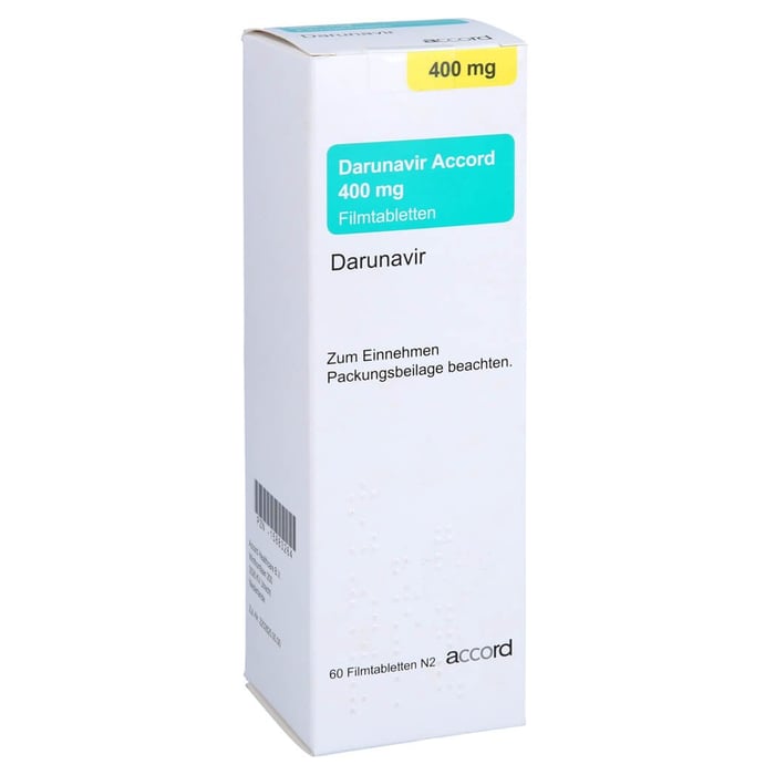 DARUNAVIR Accord 400 mg Filmtabletten