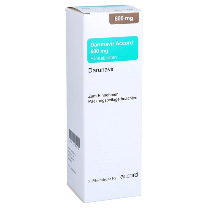 DARUNAVIR Accord 600 mg Filmtabletten