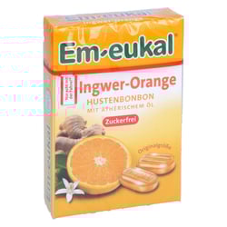 Em-eukal Ingwer Orange zuckerfrei Box