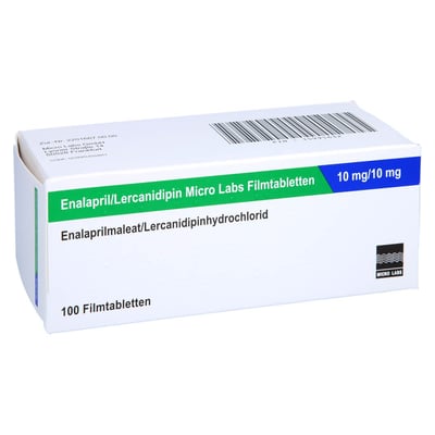 Enalapril/Lercanidipin Micro Labs 10 mg/10 mg