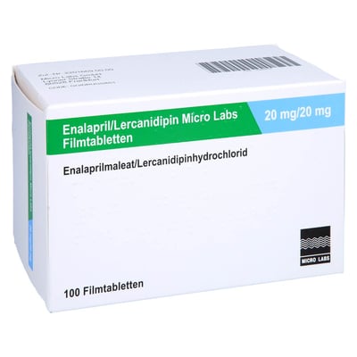 Enalapril/Lercanidipin Micro Labs 20 mg/20 mg