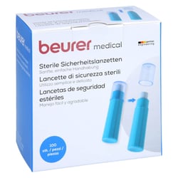 Beurer Sicherheitslanzetten steril 28 G 2,2 mm