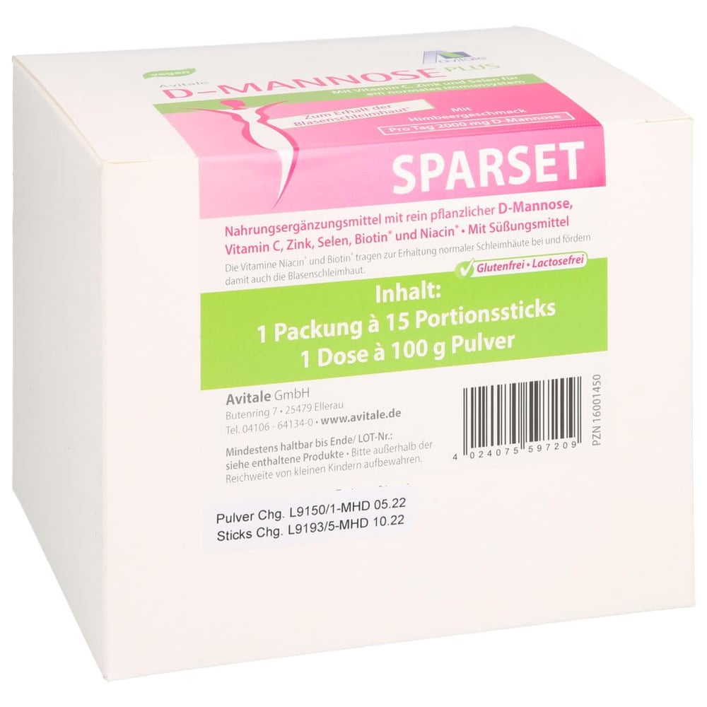 D Mannose Spar15xsti+100gp