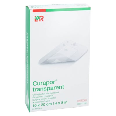 Curapor Wundverband steril transparent 10x20 cm 1001 Artikel Medical