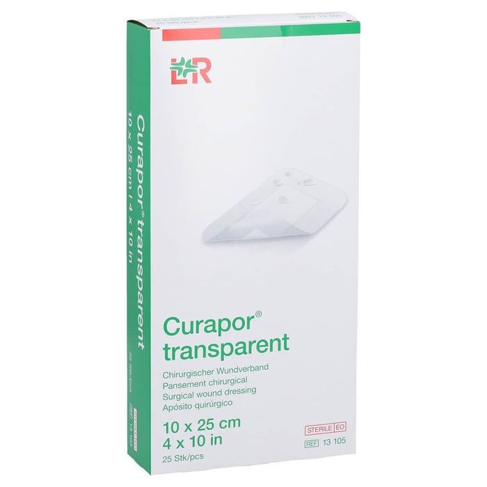 Curapor Wun St Tra 10x25cm