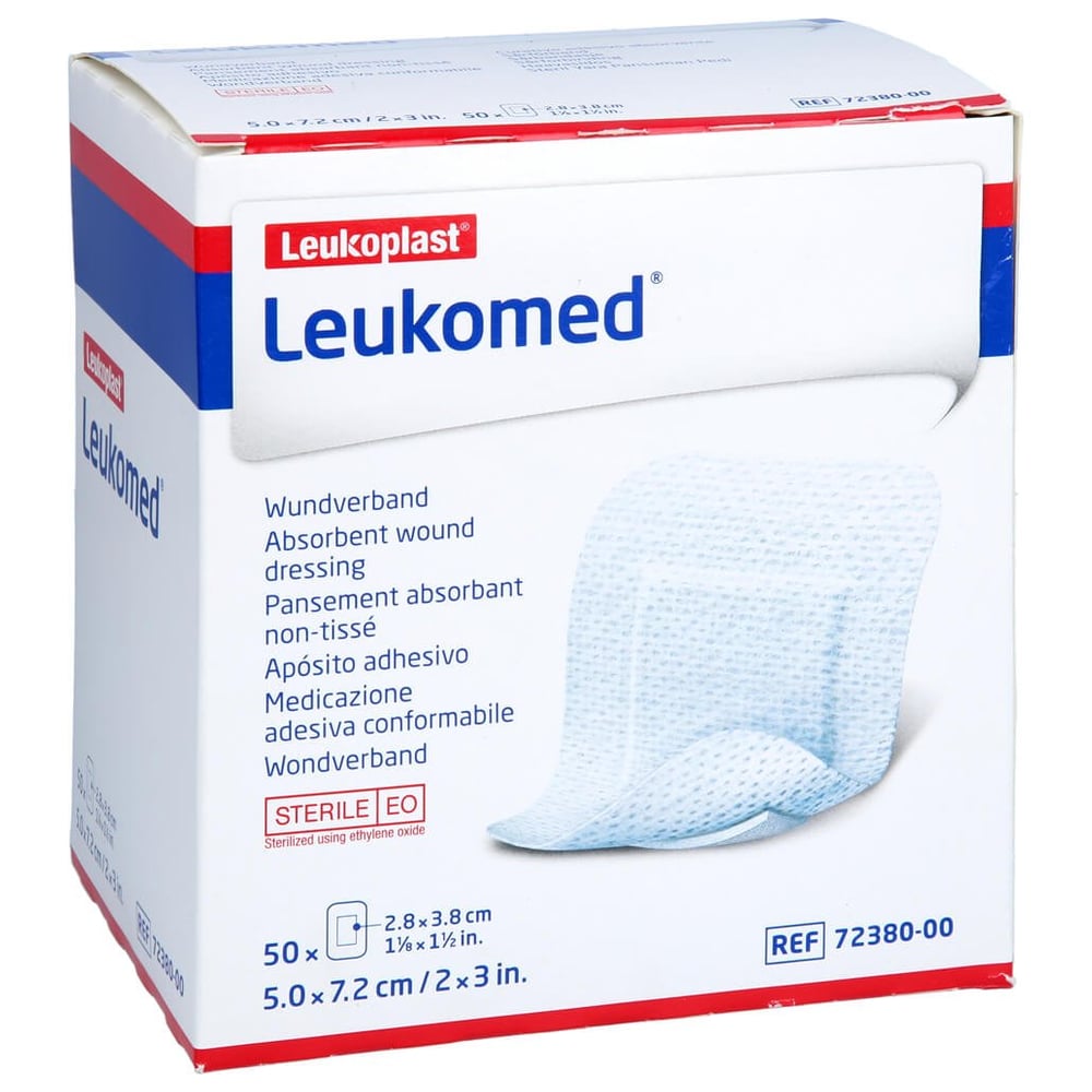 Leukomed sterile Pflaster 5x7,2 cm