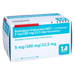 Amlodipin/Valsartan/HCT-1A Pharma 5 mg/160 mg/12,5 mg