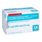 Amlodipin/Valsartan/HCT-1A Pharma 5 mg/160 mg/25 mg Produktbild 1
