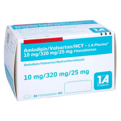 Amlodipin/Valsartan/HCT-1A Pharma 10 mg/320 mg/25 mg