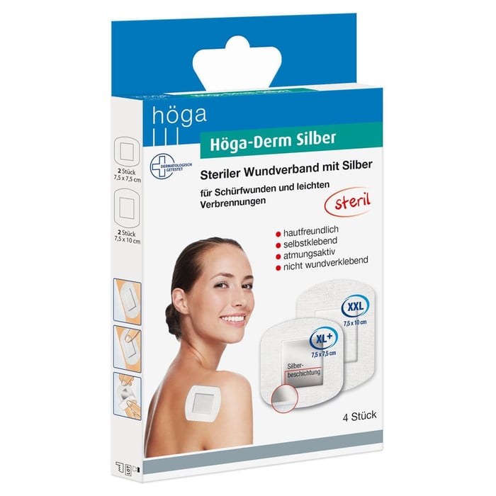 Höga-Derm Silber steril Wundver. m Silberbeschich