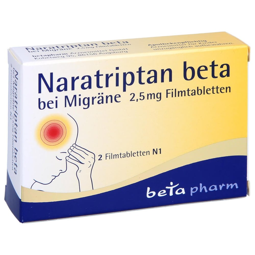 Naratriptan beta bei Migräne 2,5 mg