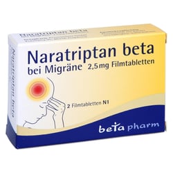 Naratriptan beta bei Migräne 2,5 mg