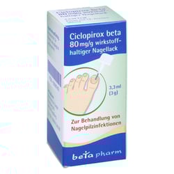 Ciclopirox beta 80 mg/g