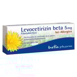 Levocetirizin beta 5 mg