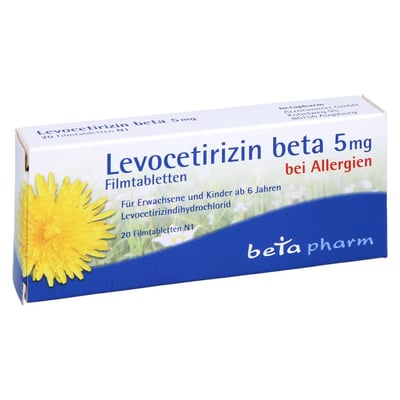 Levocetirizin beta 5 mg