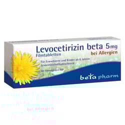 Levocetirizin beta 5 mg