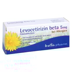 Levocetirizin beta 5 mg