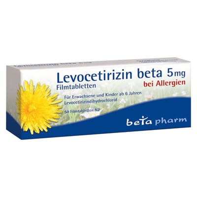 Levocetirizin beta 5 mg