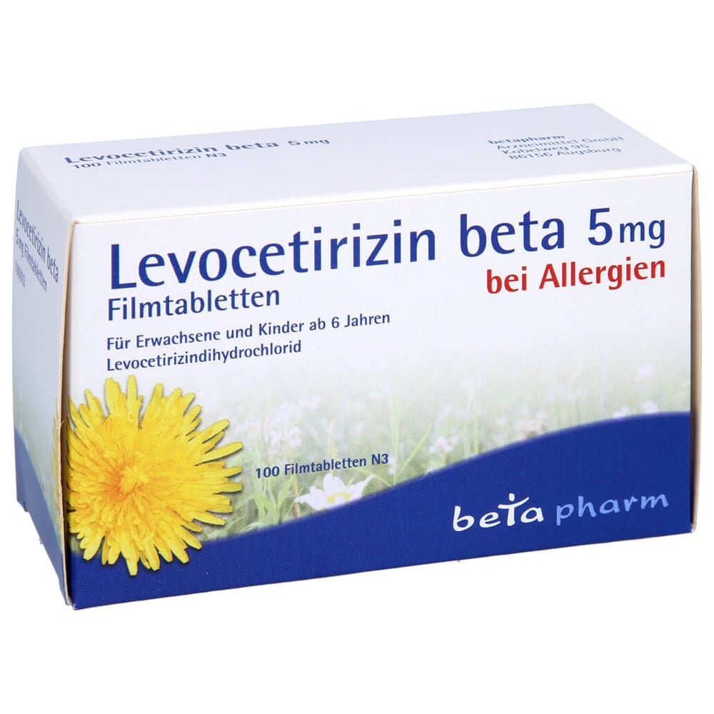 Levocetirizin beta 5 mg