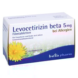 Levocetirizin beta 5 mg