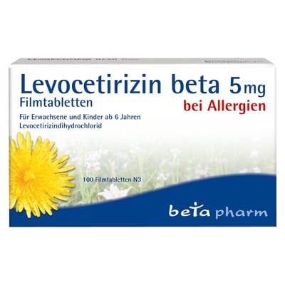 Levocetirizin beta 5 mg