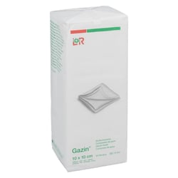 Gazin Mullkomp.10x10 cm unsteril 32fach Op B2B Medical