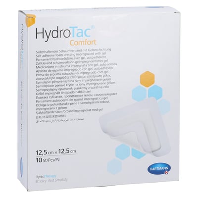 Hydrotac comfort Schaumverband 12,5x12,5 cm steril