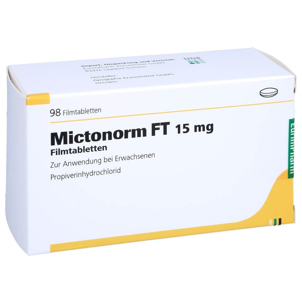 Mictonorm FT 15 mg