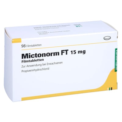 Mictonorm FT 15 mg