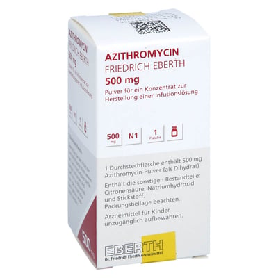 Azithromycin Friedrich Eberth 500 mg Pul. Kon. Produktbild 1