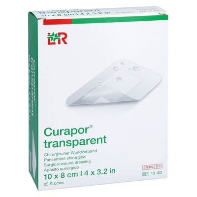 Curapor Wundverband steril transparent 8x10 cm Avitamed