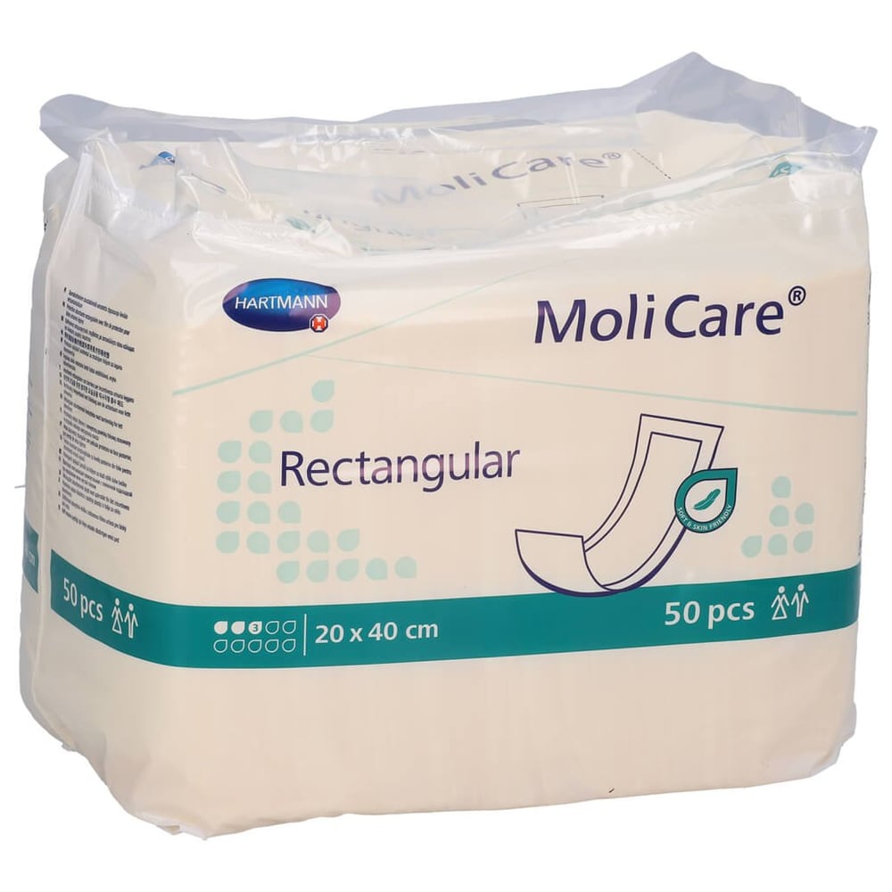 Molicare rectangular 3 Tropfen 20x40 cm