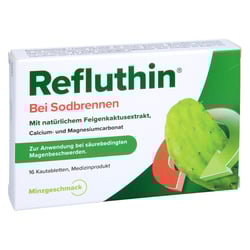 Refluthin bei Sodbrennen Kautabletten Minze