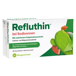 Refluthin bei Sodbrennen Kautabletten Minze