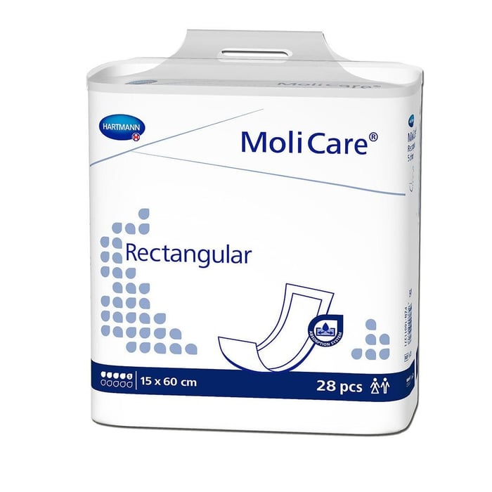 Molicare rectangular 5 Tropfen 15x60 cm