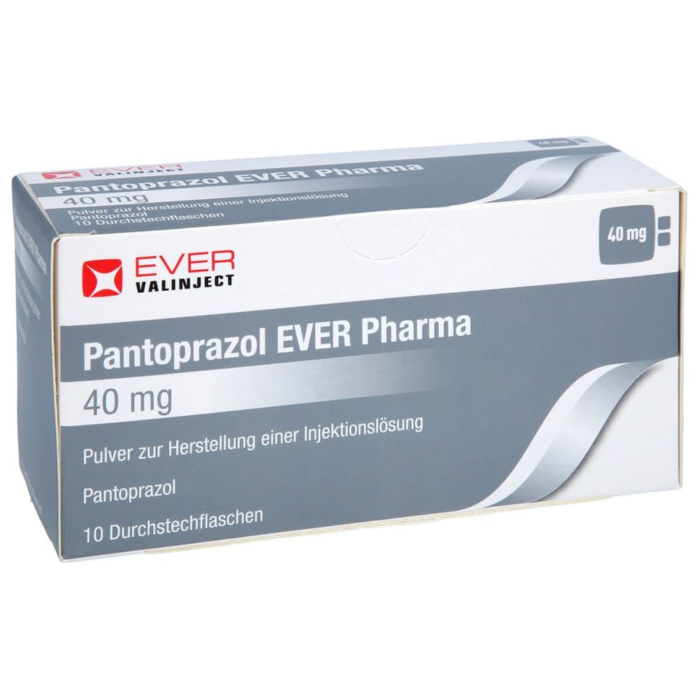 Pantoprazol Ever Pharma 40mg P.Hrst.Injk.Lsg