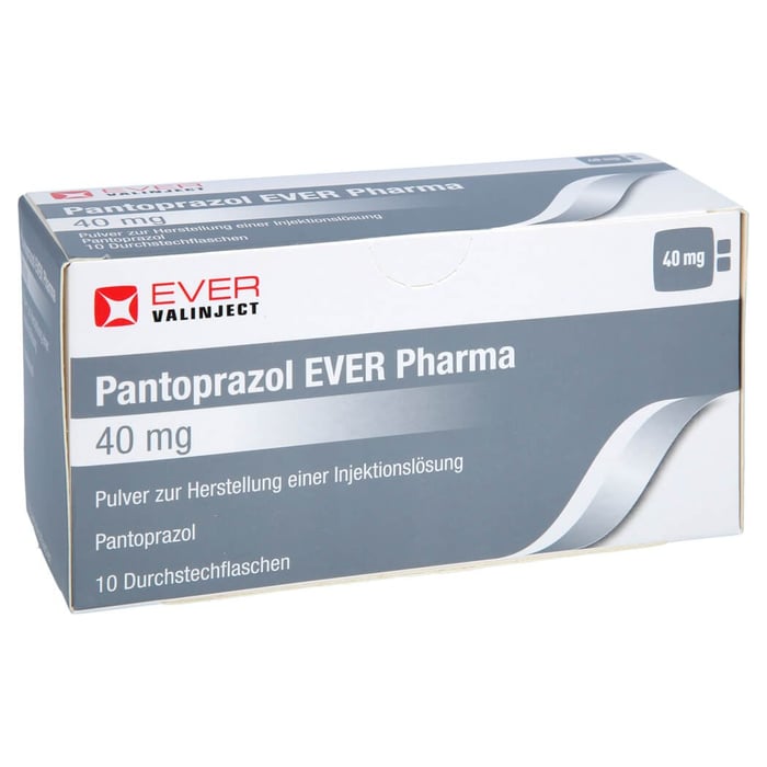Pantoprazol Ever Pharma 40mg P.Hrst.Injk.Lsg